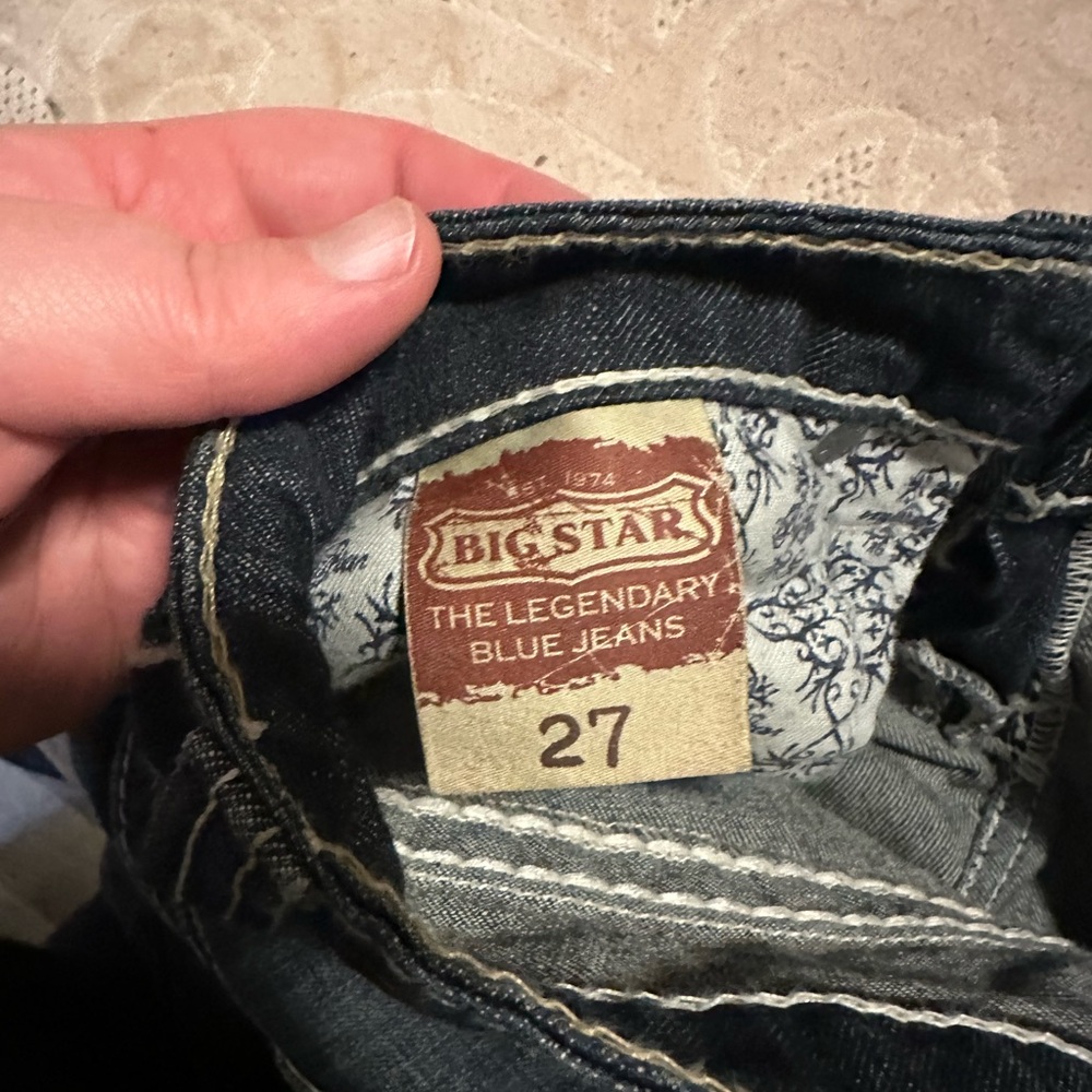 Big Star Dark Blue Women's Jeans - Picture 3 of 6